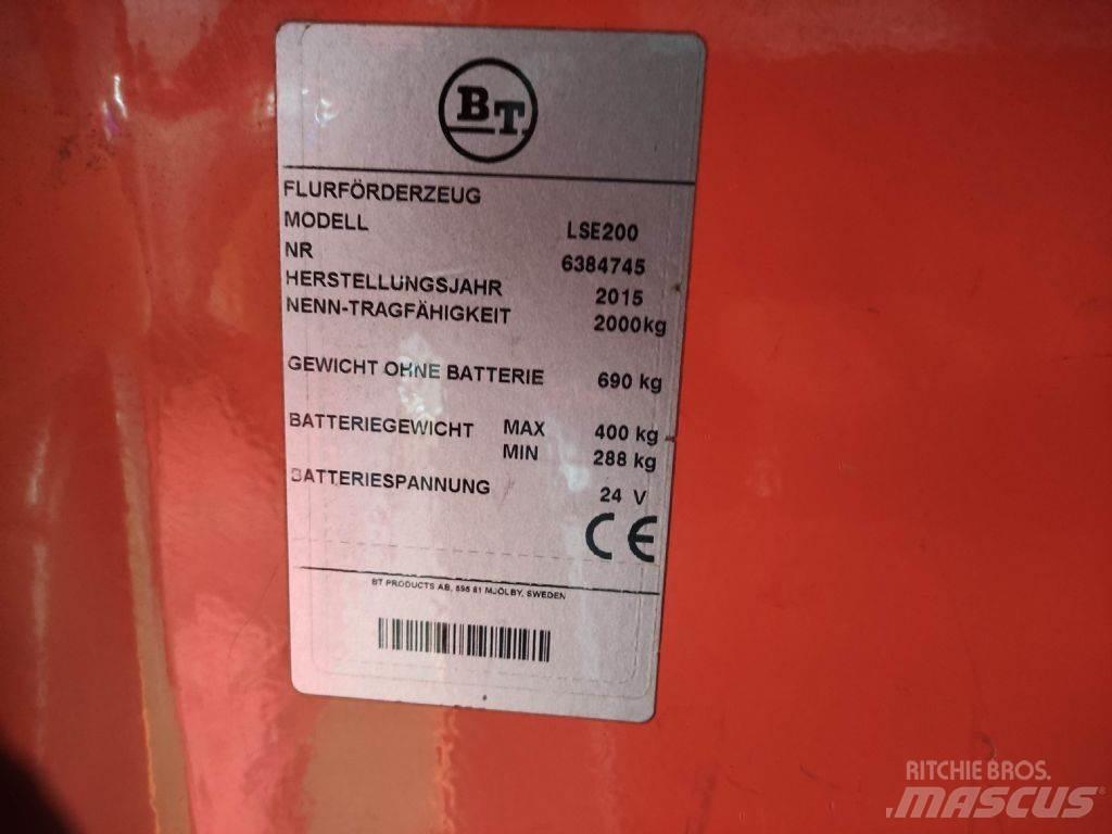 BT LSE200 Mažų aukščių keltuvai