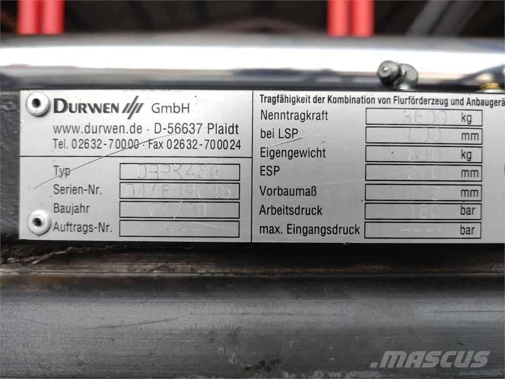 Durwen DRPK45C Ryšulių griebtuvai