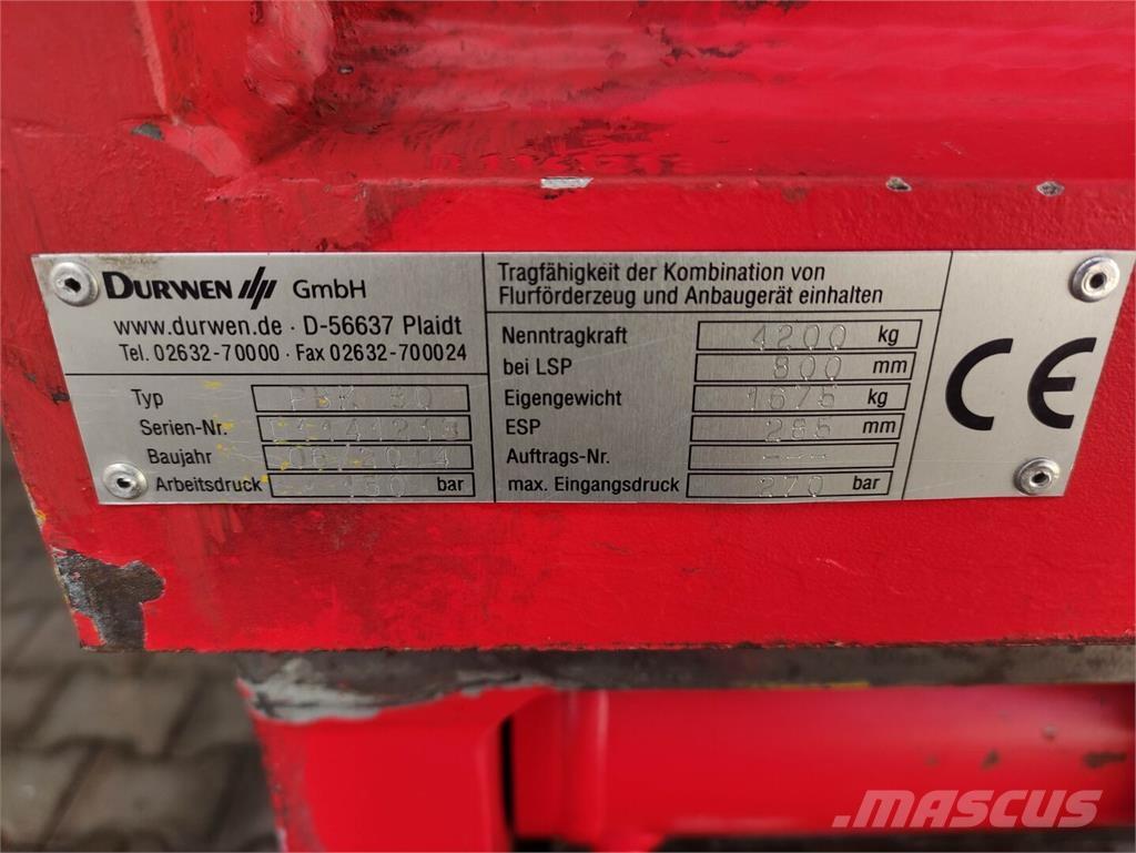 Durwen PBK 80 Ryšulių griebtuvai