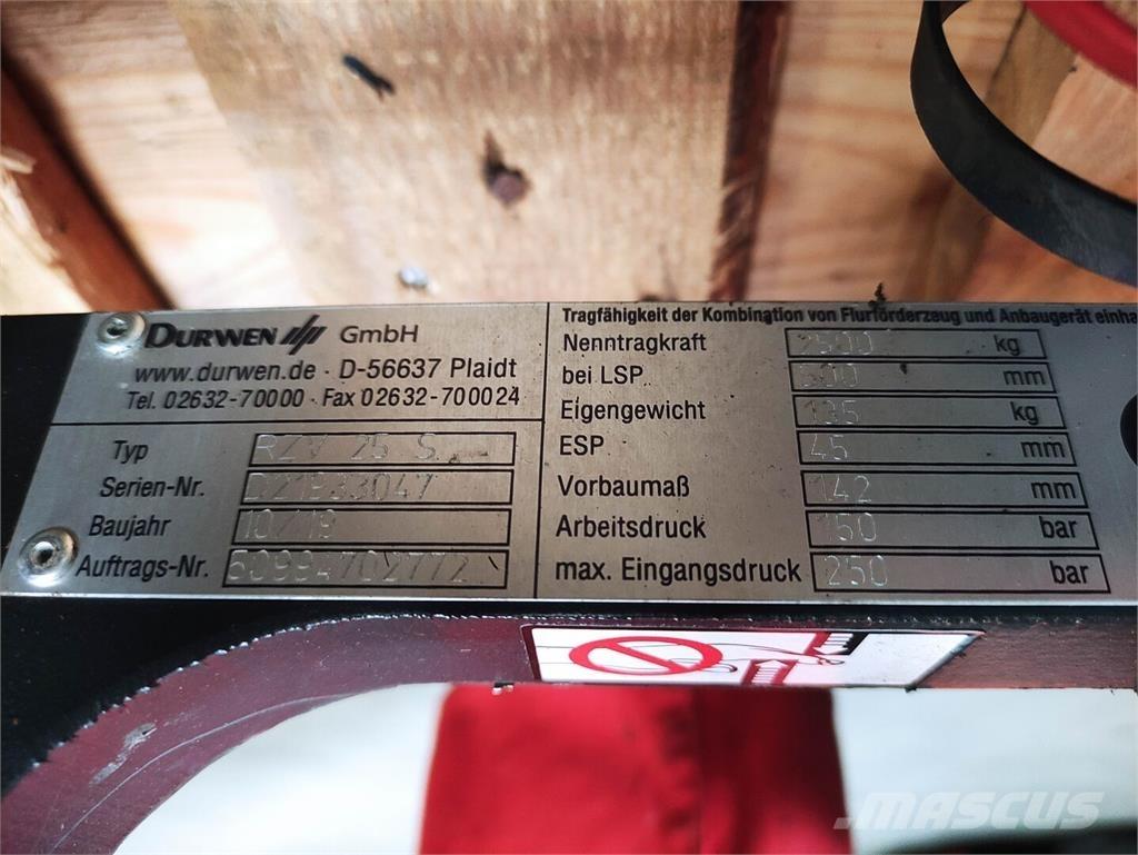 Durwen RZV 25 S Krovimas/Kėlimas - Kita