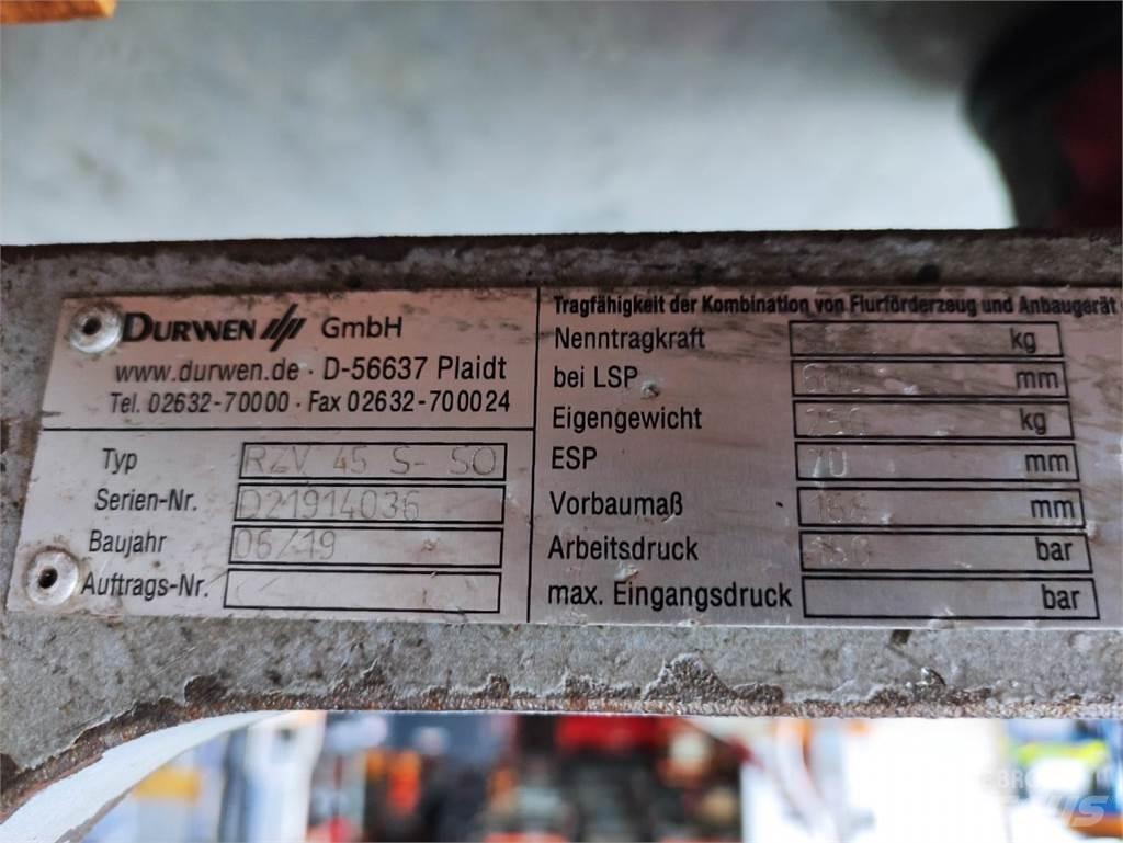 Durwen RZV45S-S0 Krovimas/Kėlimas - Kita