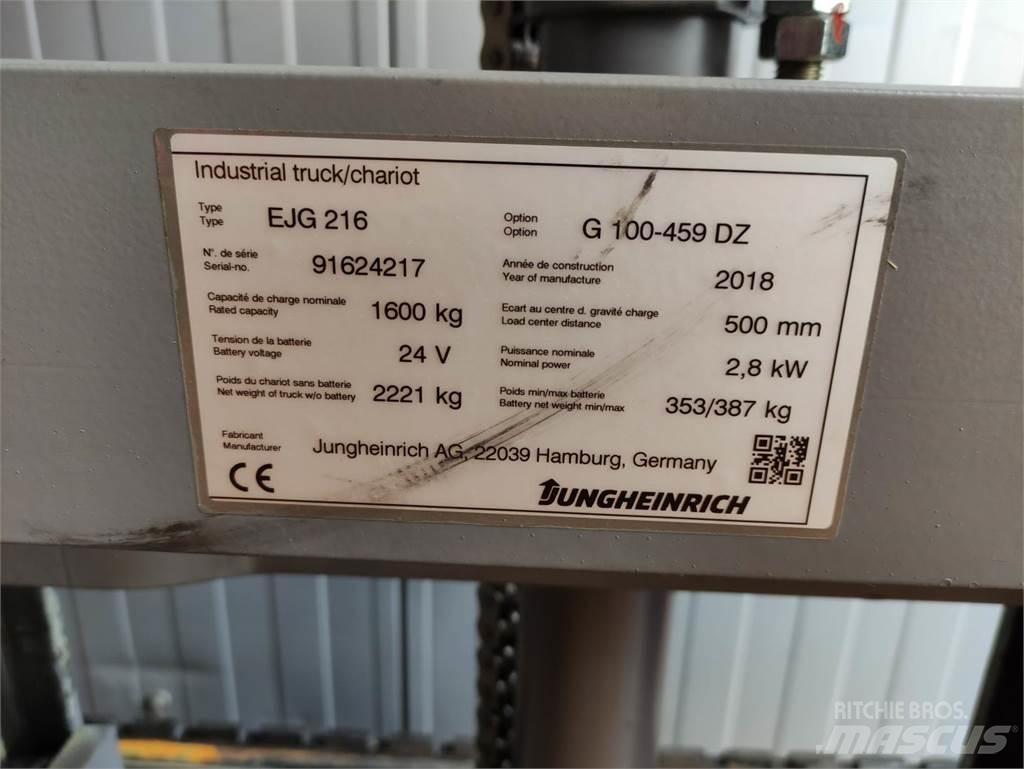 Jungheinrich EJG216 Rankiniai vėžimėliai
