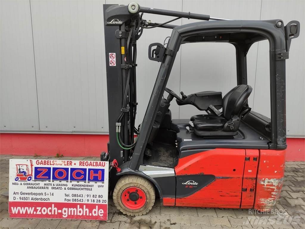 Linde E16-02-386-EVO Elektriniai šakiniai krautuvai