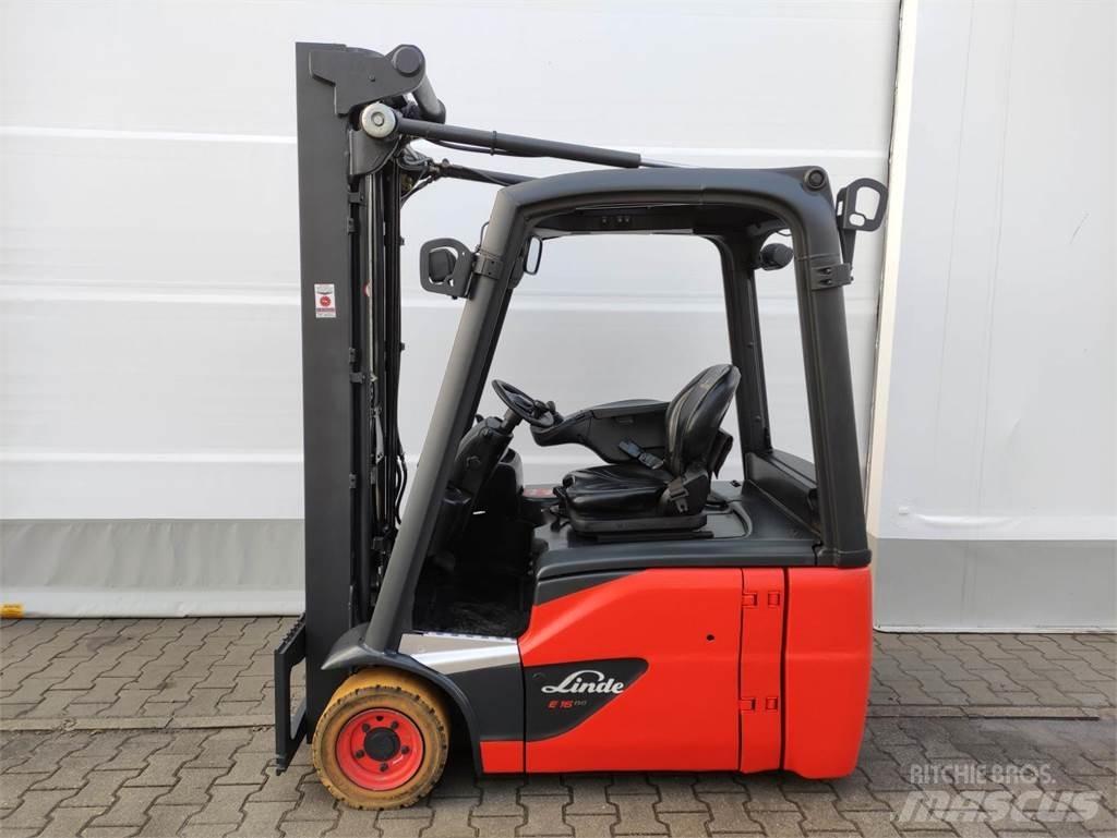 Linde E16-02-386-EVO Elektriniai šakiniai krautuvai