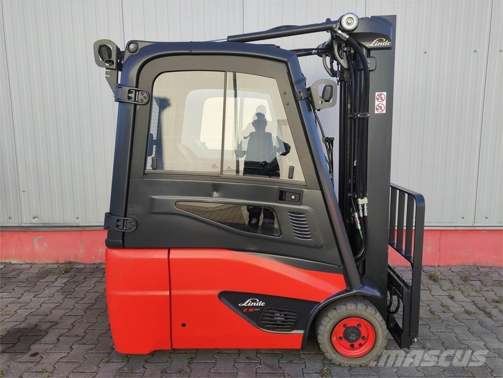 Linde E16-02-386 EVO Elektriniai šakiniai krautuvai