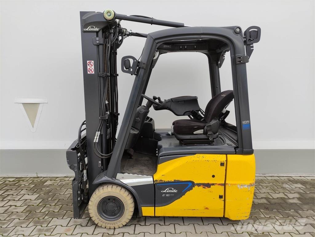Linde E16-C-02-387 EVO Elektriniai šakiniai krautuvai