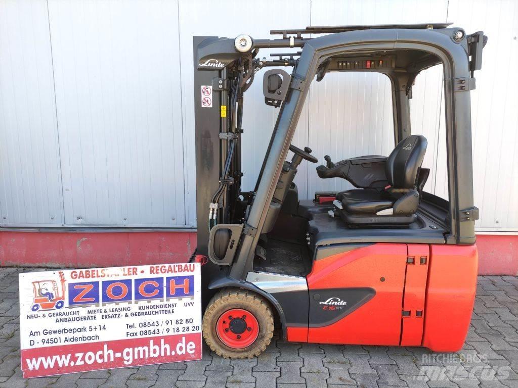 Linde E16C-02-386 EVO Elektriniai šakiniai krautuvai