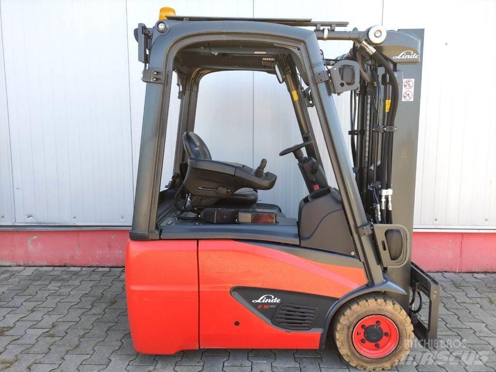 Linde E16C-02-386 EVO Elektriniai šakiniai krautuvai