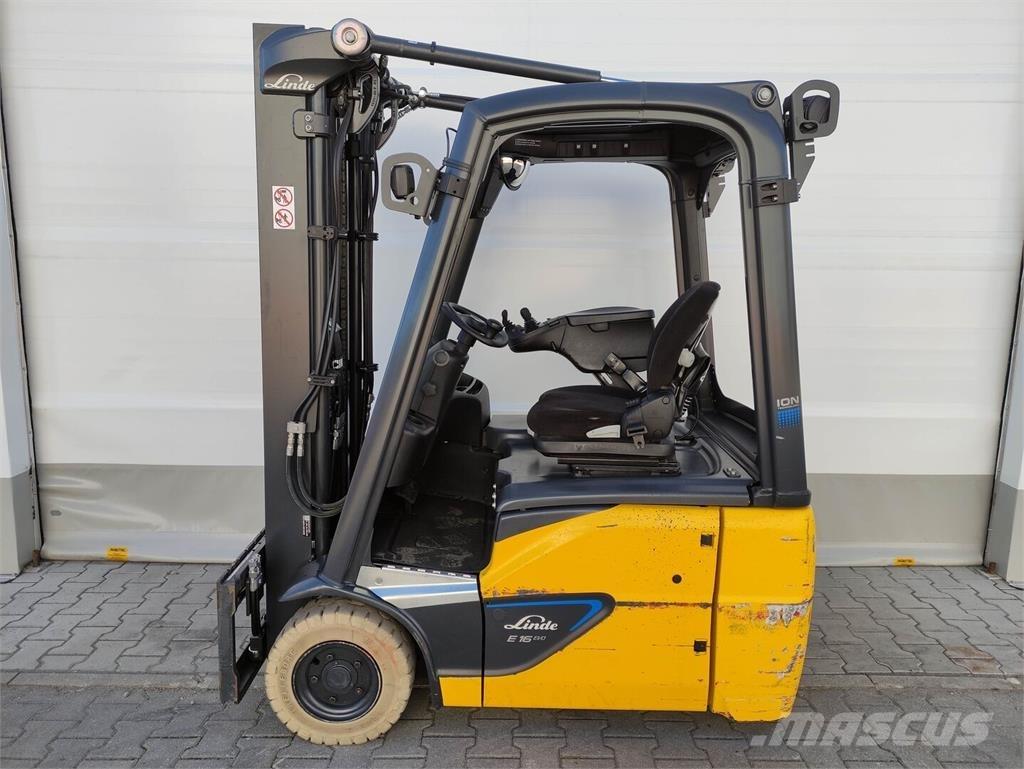 Linde E16C-02-386 EVO Elektriniai šakiniai krautuvai