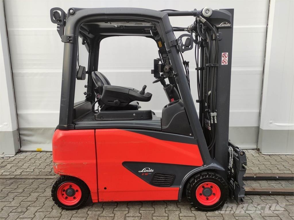 Linde E16PH-02-386 Elektriniai šakiniai krautuvai
