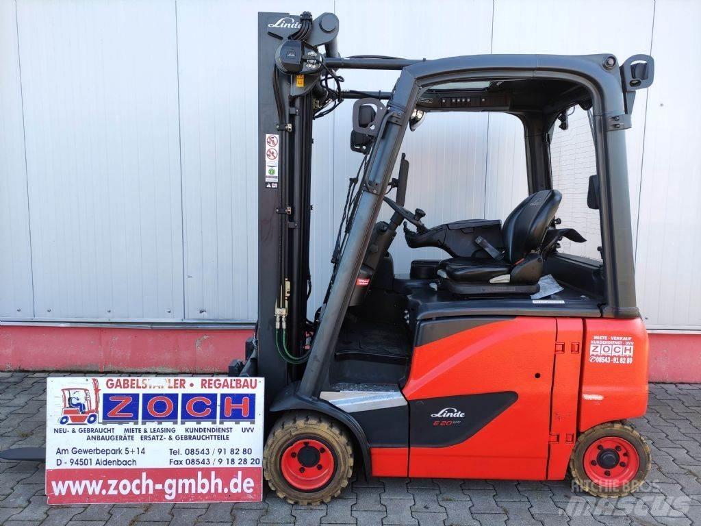 Linde E20P-02-386 EVO Elektriniai šakiniai krautuvai