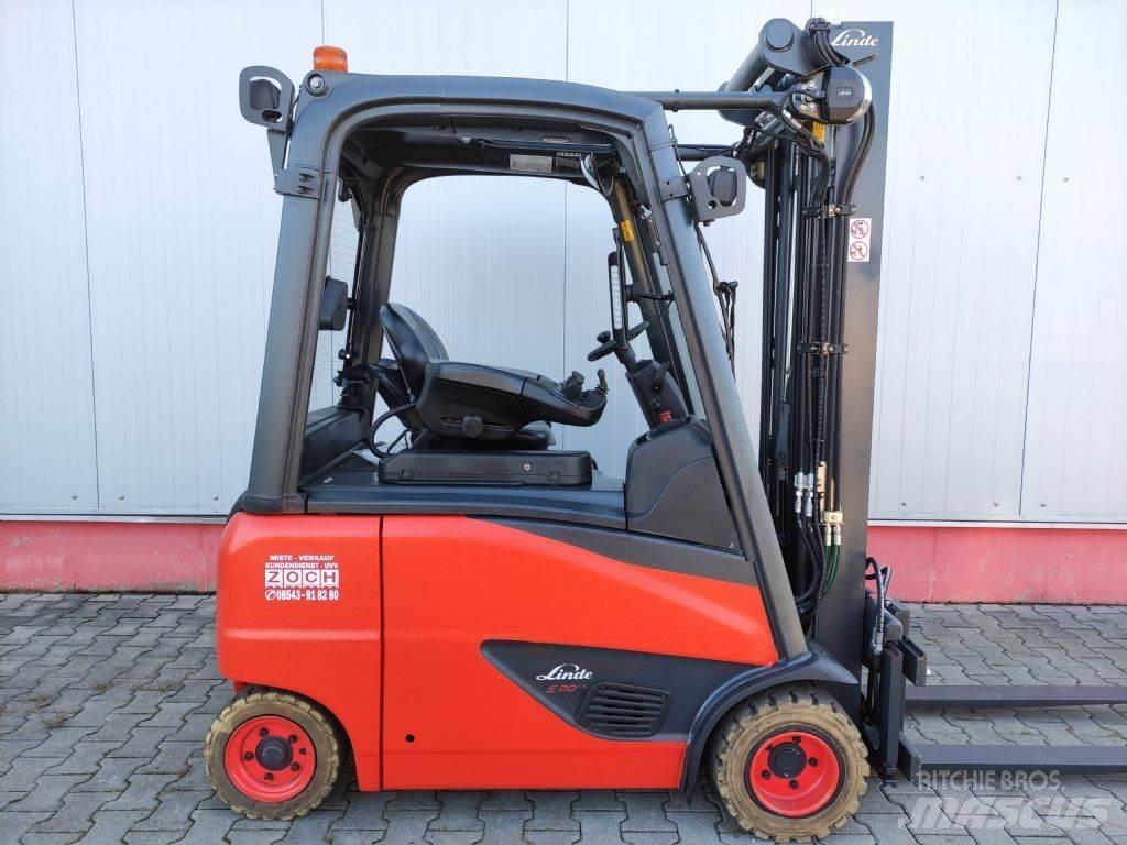 Linde E20P-02-386 EVO Elektriniai šakiniai krautuvai