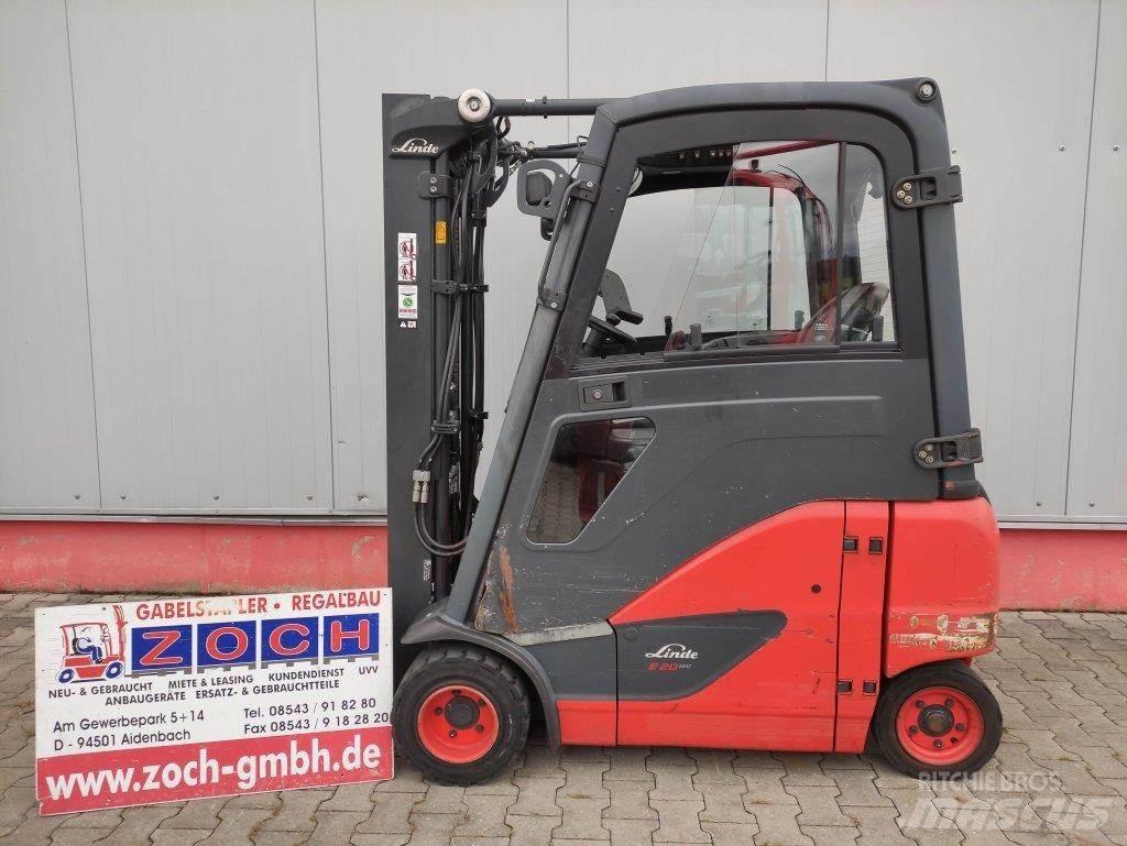 Linde E20PH-02-386 EVO Elektriniai šakiniai krautuvai