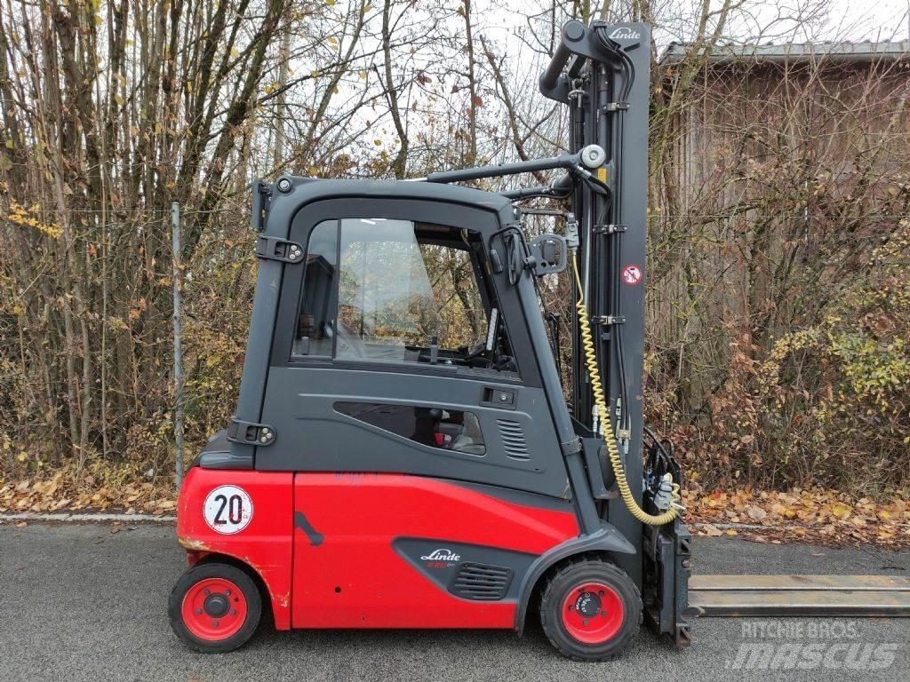 Linde E20PL-02-386 EVO Elektriniai šakiniai krautuvai