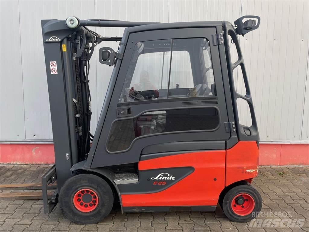 Linde E25-01-387 Elektriniai šakiniai krautuvai