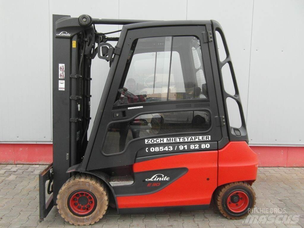 Linde E30-01-387 Elektriniai šakiniai krautuvai