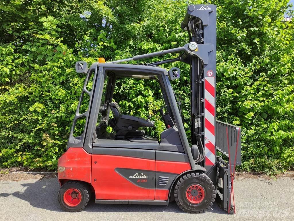 Linde E30-01-387 Elektriniai šakiniai krautuvai