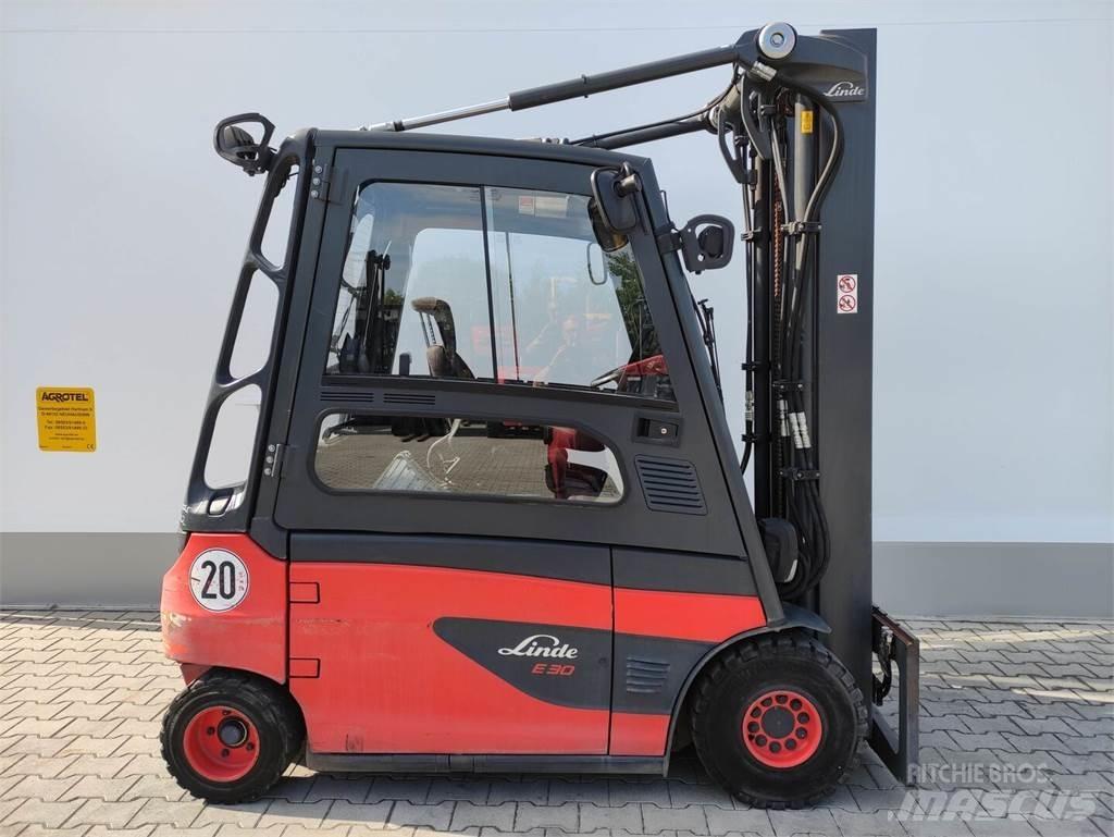 Linde E30L/387 Elektriniai šakiniai krautuvai