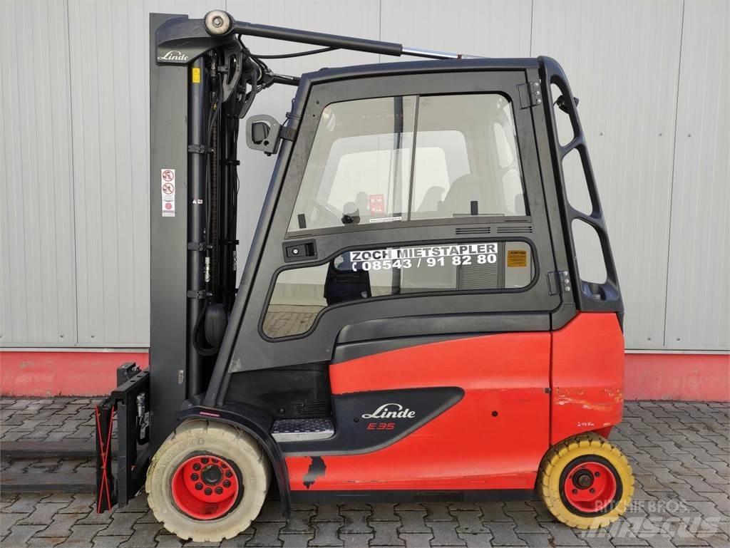 Linde E35HL-01-387 Elektriniai šakiniai krautuvai
