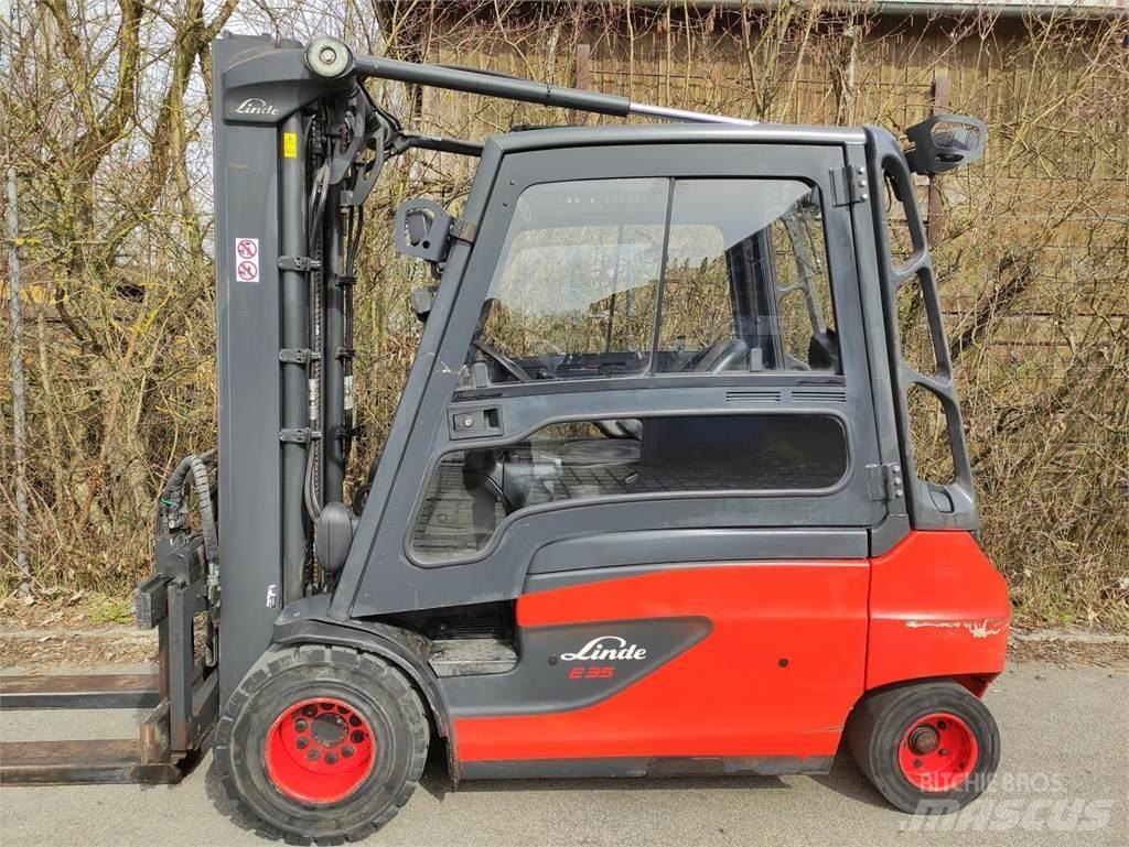 Linde E35L-01-387 Elektriniai šakiniai krautuvai