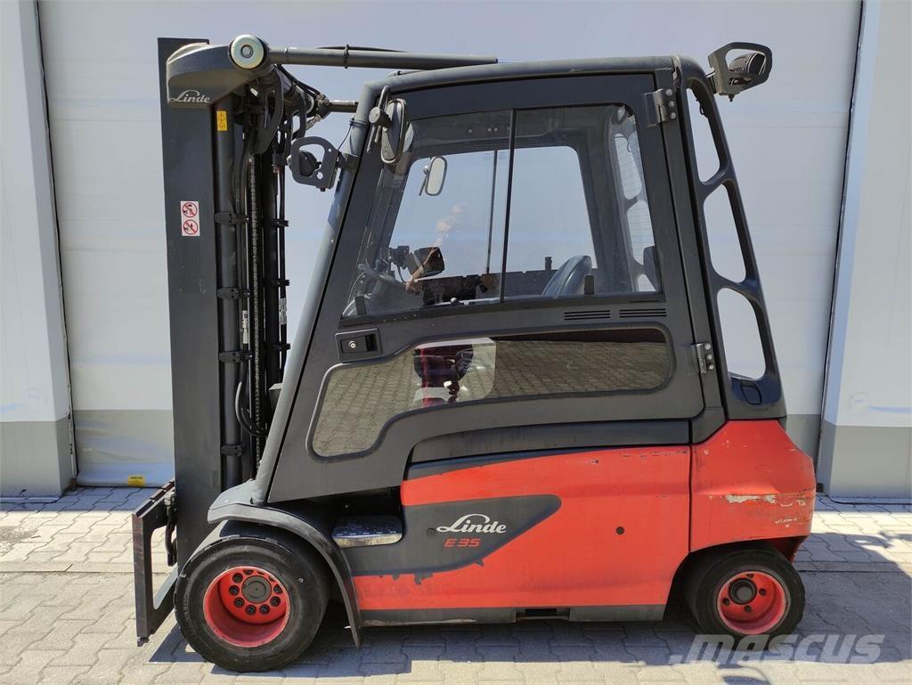 Linde E35L-01-387 Elektriniai šakiniai krautuvai