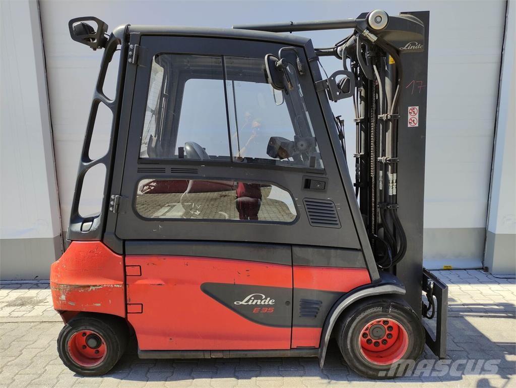 Linde E35L-01-387 Elektriniai šakiniai krautuvai