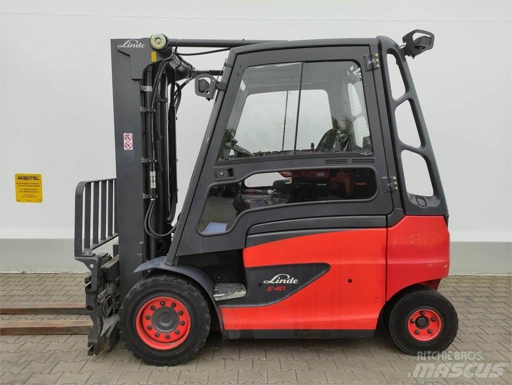 Linde E40H-01/600-388 Elektriniai šakiniai krautuvai