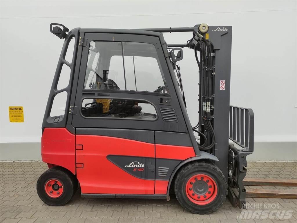 Linde E40H-01/600-388 Elektriniai šakiniai krautuvai