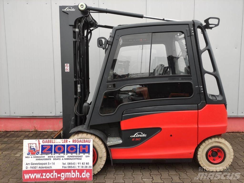 Linde E50HL-01-388 Elektriniai šakiniai krautuvai