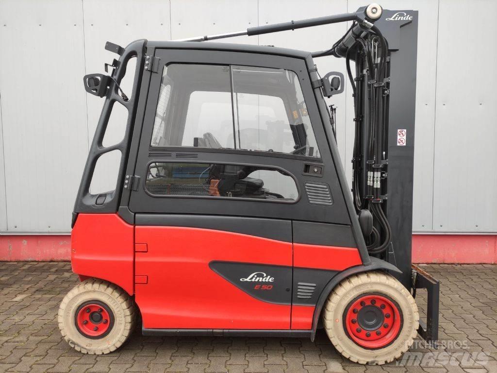 Linde E50HL-01-388 Elektriniai šakiniai krautuvai
