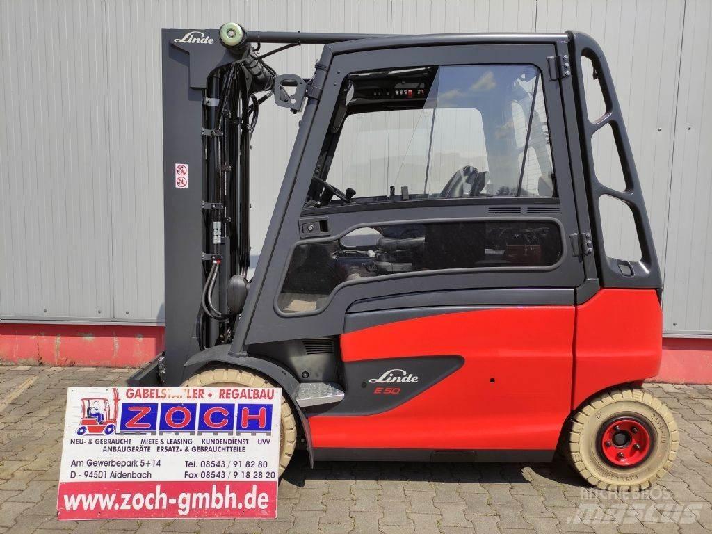 Linde E50HL-01-388 Elektriniai šakiniai krautuvai