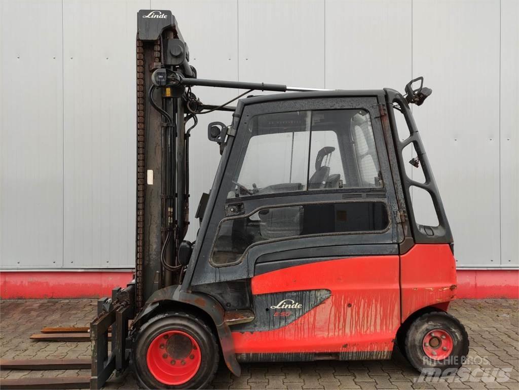 Linde E50HL-01-388 Elektriniai šakiniai krautuvai