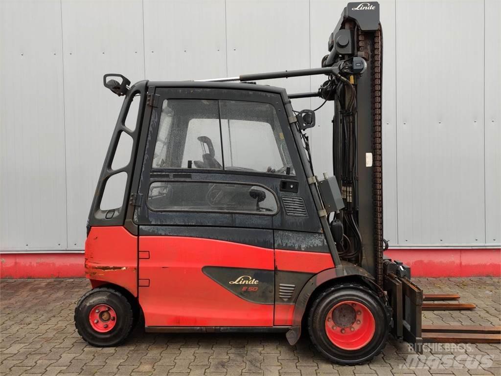 Linde E50HL-01-388 Elektriniai šakiniai krautuvai