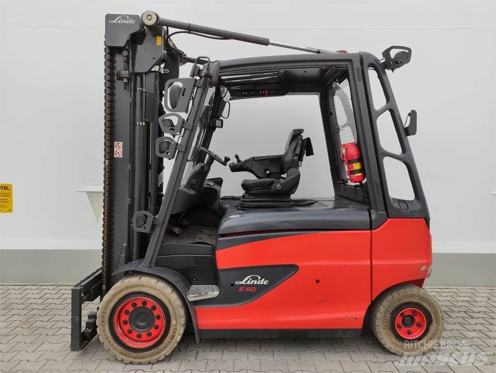 Linde E50HL-01-388 Elektriniai šakiniai krautuvai