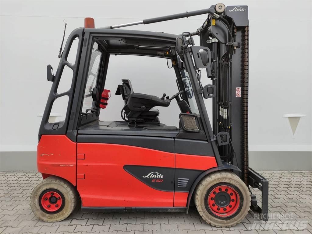 Linde E50HL-01-388 Elektriniai šakiniai krautuvai