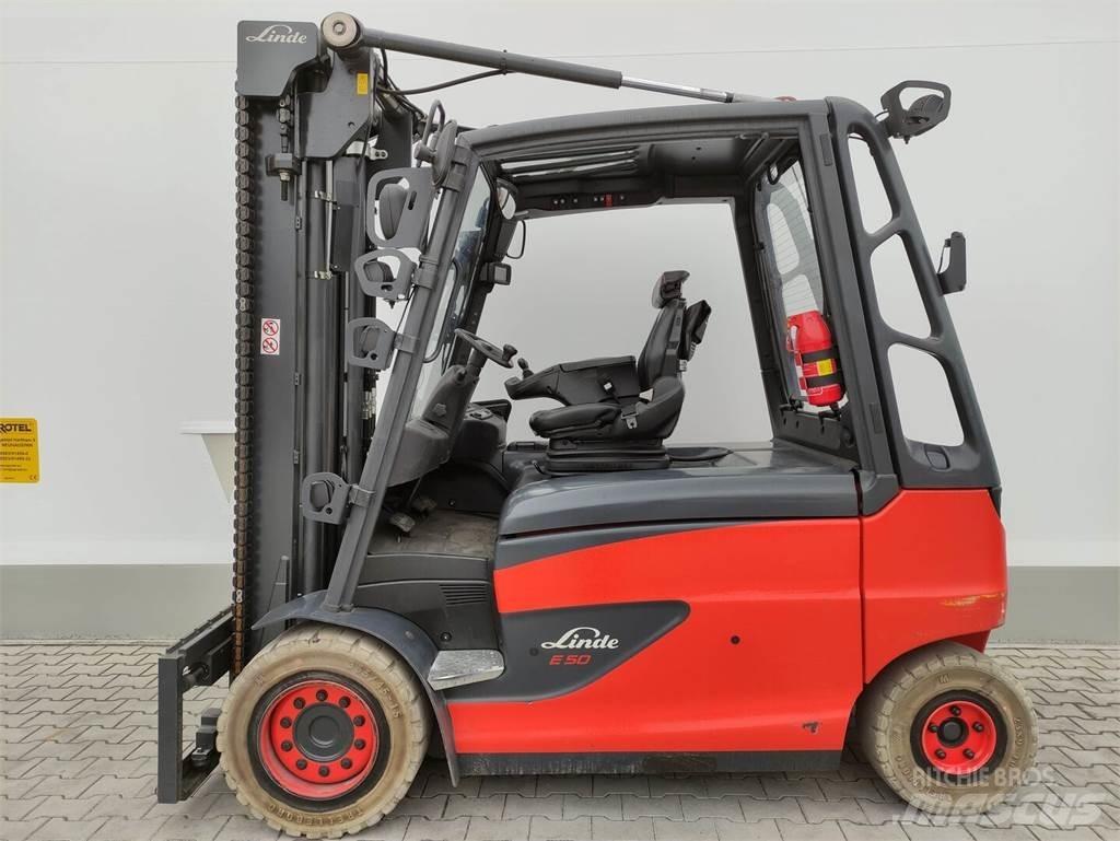 Linde E50HL-01-388 Elektriniai šakiniai krautuvai