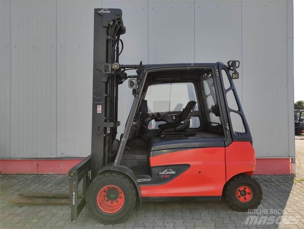 Linde E50HL-01/600-388 Elektriniai šakiniai krautuvai