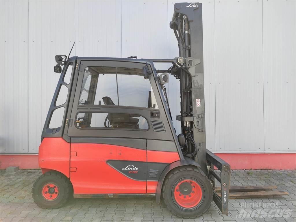 Linde E50HL-01/600-388 Elektriniai šakiniai krautuvai