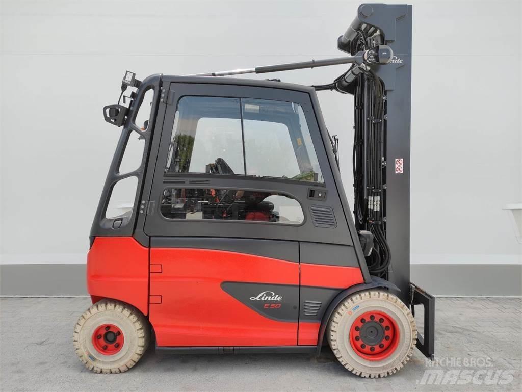 Linde E50HL-388 Elektriniai šakiniai krautuvai