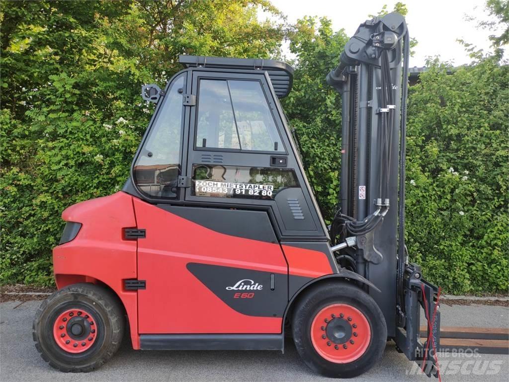 Linde E60-01-1279 Elektriniai šakiniai krautuvai
