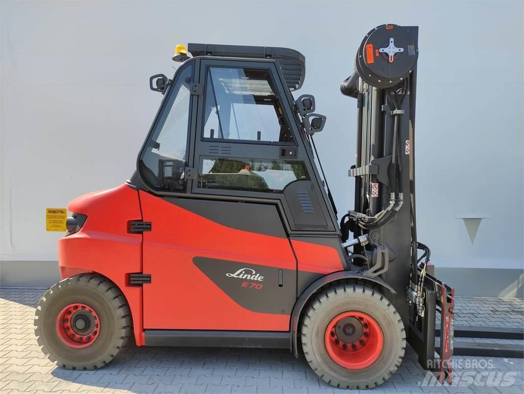 Linde E70-01-127 Elektriniai šakiniai krautuvai