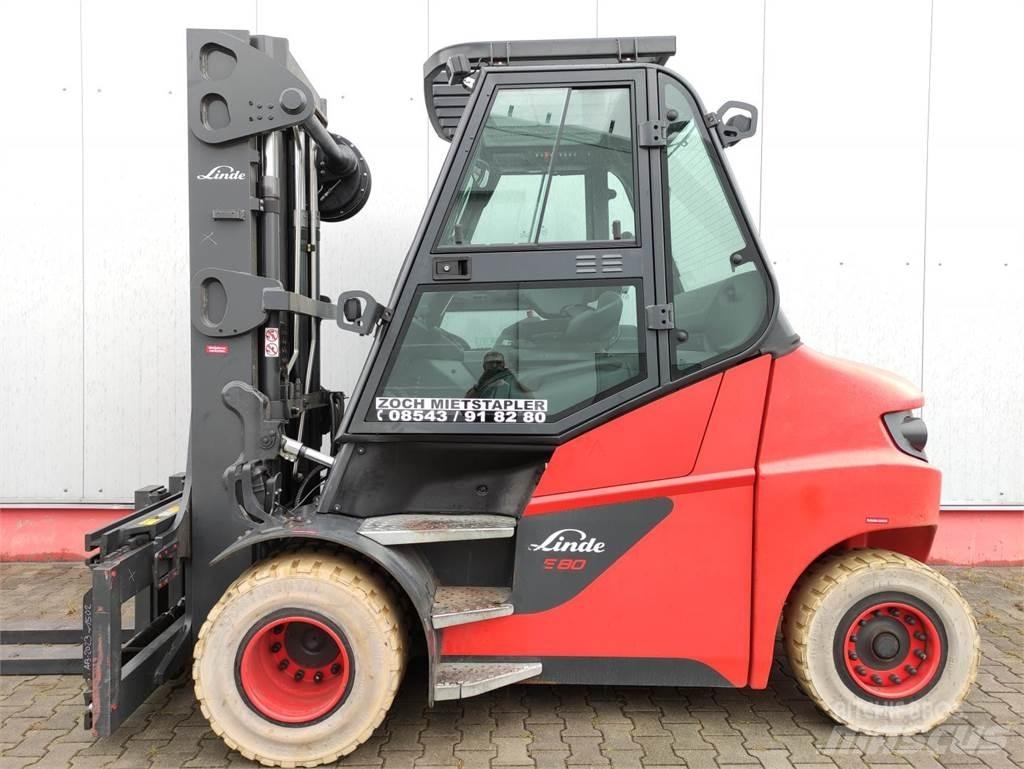 Linde E80-01-127 Elektriniai šakiniai krautuvai
