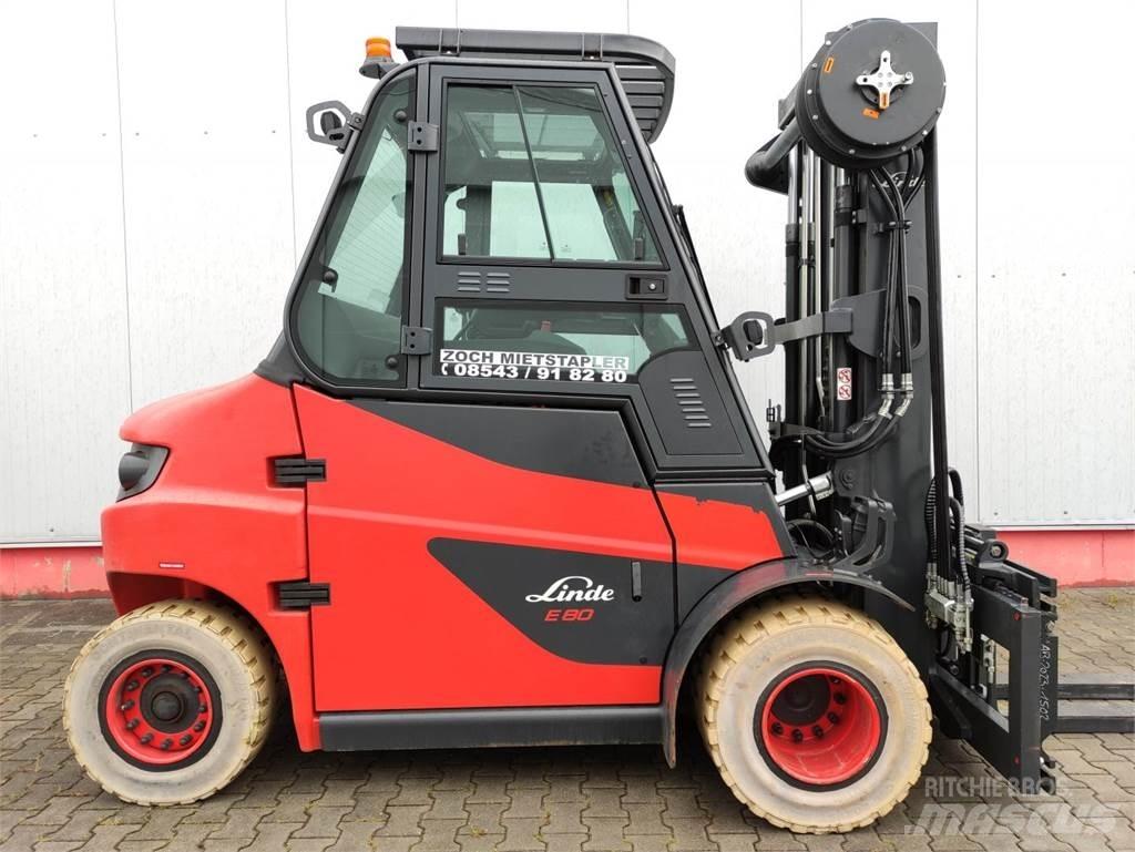 Linde E80-01-127 Elektriniai šakiniai krautuvai