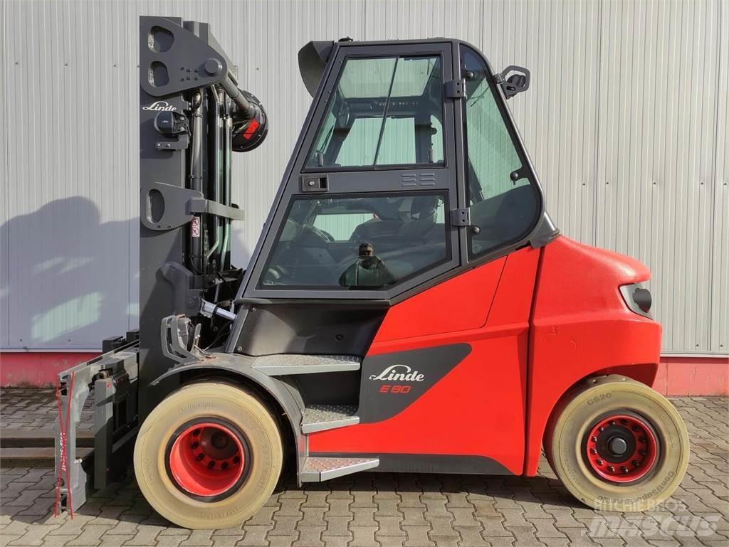 Linde E80-01-127 Elektriniai šakiniai krautuvai