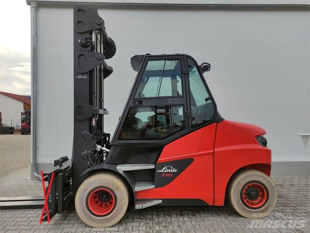 Linde E80-01/900 Elektriniai šakiniai krautuvai
