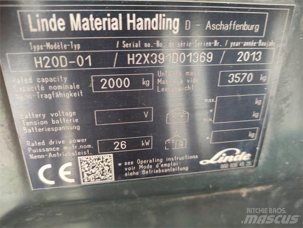 Linde H20D-01-391 Dyzeliniai krautuvai