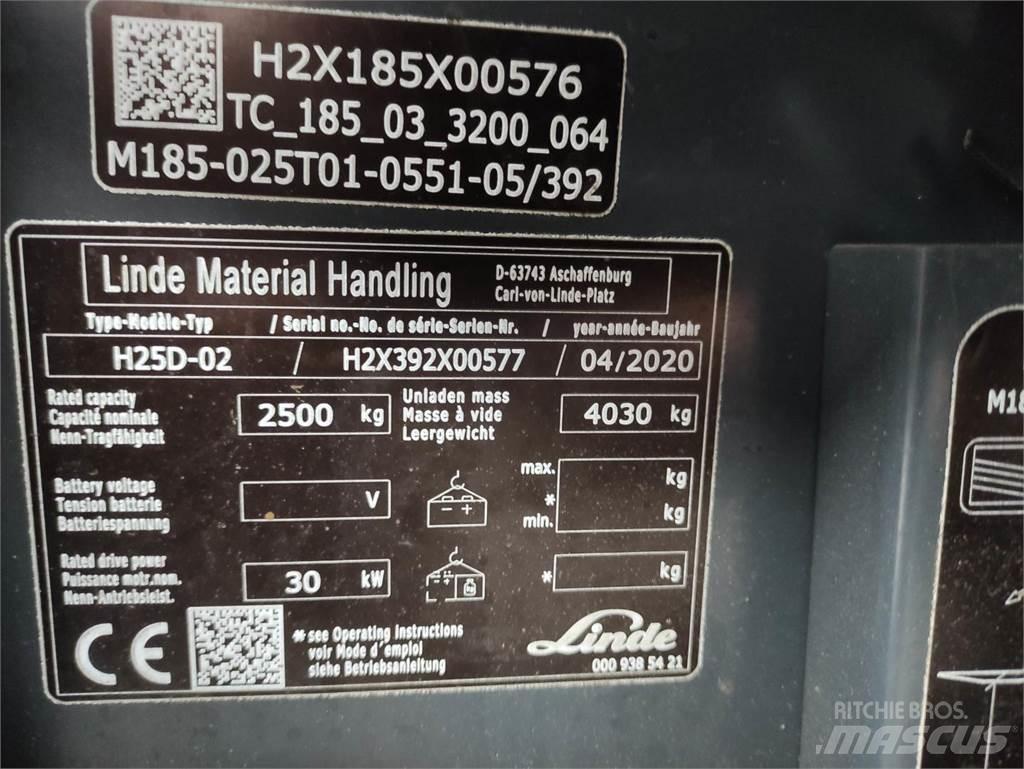 Linde H25D-02-392 EVO Dyzeliniai krautuvai