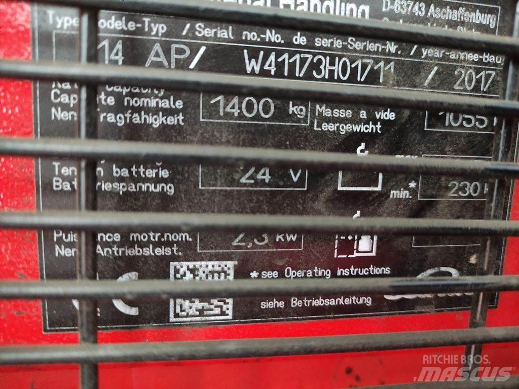 Linde L14APi Rankiniai vėžimėliai
