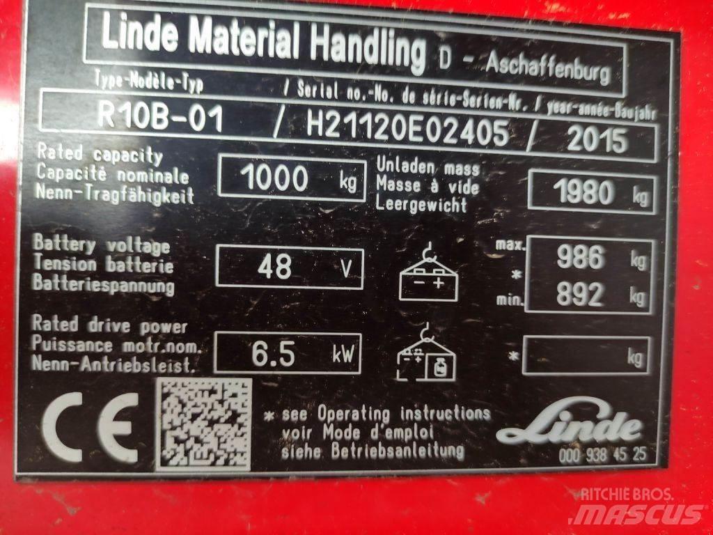 Linde R10B-01-112 Šakiniai krautuvai su prailgintu keltuvu