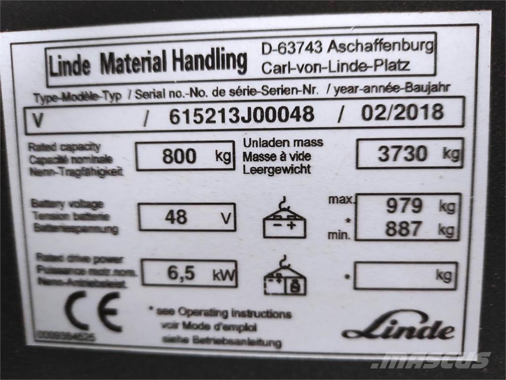 Linde V Modular Didelių aukščių keltuvai-krautuvai